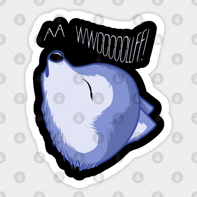 Aa wwooooollff! Sticker by drixalvarez